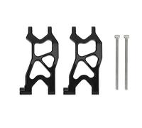 JUNPIY Brazos de suspensión Delantera de Metal, for Axial, for Coche Yeti AX90052 AXI90069 1/18 RC, 2 uds. Enlace del Brazo de Control de suspensión(Schwarz)