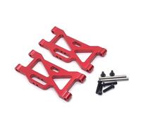 JUNPIY Brazos oscilantes de Brazo de suspensión Delantera de aleación de Aluminio, for Wltoys, for Coche RC 104001 1/10 Enlace del Brazo de Control de suspensión(Rot)
