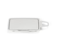 JUNPIY Cubierta del espejo de tocador de la carcasa del Panel de la sombrilla del parasol del coche, for Mercedes-Benz, V Class Vito Viano W447 W448 V260 Espejo de maquillaje con visera solar(Left Lig