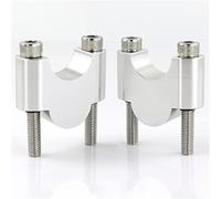 JUNPIY Elevadores de montaje for manillar de motocicleta, 22mm, 7/8 ", palanquilla CNC for XL1000V VTR1000F CBX 750 FMX 650 NT650V NX 650 SLR 650 Abrazadera para elevador de manillar de motocicleta(Si
