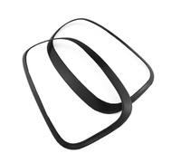 JUNPIY For Mini, Accesorios Countryman, Cooper R60, Pegatinas for Faros Delanteros y Traseros, diseño de Coche R60 Moldura de ventilación del Coche(2PCS For Rear Black)