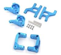 JUNPIY Juego de brazo de suspensión con soporte de cubo C de copa de dirección delantera de Metal 1/10 coche trepador de control remoto, for Tamiya, for CC01 CC-01 Enlace del brazo de control de suspe