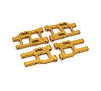 JUNPIY Juego de Brazo oscilante de Brazo de suspensión Delantera y Trasera de Metal, 4 Uds., for LC Racing PTG-2 1/10 RC, Accesorios de Piezas de actualización de Coche Enlace del Brazo de Control de