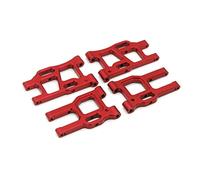 JUNPIY Juego de Brazo oscilante de Brazo de suspensión Delantera y Trasera de Metal, 4 Uds., for LC Racing PTG-2 1/10 RC, Accesorios de Piezas de actualización de Coche Enlace del Brazo de Control de