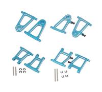JUNPIY Juego de Brazos oscilantes de Brazos de suspensión Delantera y Trasera de Metal de 8 uds, for Tamiya, for Coche TT-01 TT01 TT-01E TT01E 1/10 RC Enlace del Brazo de Control de suspensión