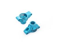 JUNPIY Juego de dirección de aleación de aluminio, eje de transmisión de hueso de perro, junta de hélice vertical, for Tamiya, for chasis TT02 1/10 RC en coche de carretera Enlace del brazo de control
