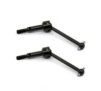 JUNPIY Juego de dirección de aleación de aluminio, eje de transmisión de hueso de perro, junta de hélice vertical, for Tamiya, for chasis TT02 1/10 RC en coche de carretera Enlace del brazo de control