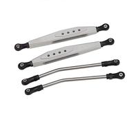 JUNPIY Kit de brazo trasero de Metal, varilla de enlace de suspensión, for Axial, for RR10 90048 90053, for Wraith 1/10, piezas de mejora de coche trepador de control remoto Enlace del brazo de contro