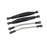 JUNPIY Kit de brazo trasero de Metal, varilla de enlace de suspensión, for Axial, for RR10 90048 90053, for Wraith 1/10, piezas de mejora de coche trepador de control remoto Enlace del brazo de contro