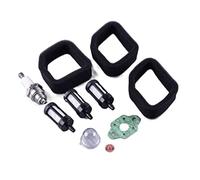 JUNPIY Kit de filtro de aire y combustible de 10 piezas, accesorios 11010-253, for recortadora TH23D TH26D TH23 TH26 TJ27 Filtro de aire para cortacésped