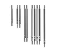 JUNPIY Kit sin montar de varilla de enlace de acero inoxidable de 10 Uds., distancia entre ejes de 313mm 1/10, for Traxxas, for coche trepador de control remoto TRX4 Enlace del brazo de control de sus
