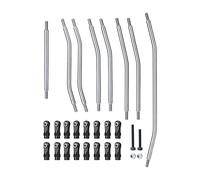 JUNPIY Kit sin Montar de Varilla de Enlace de Acero Inoxidable de 8 Uds con Extremo de Varilla 1:10 RC Crawler, for Axial, for Wraith 90048 90053 RR10 Enlace del Brazo de Control de suspensión