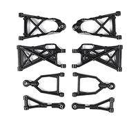 JUNPIY Suspensión Delantera y Trasera de Refuerzo espesante, for 1/5 RV KM, for HPI, for Baja 5B 5T 5Sc Kit de Brazo Delantero y Trasero Enlace del Brazo de Control de suspensión