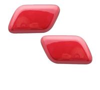 JUNPIY Tapa de boquilla limpiaparabrisas de faros, 2 uds., for Ford, Kuga 2013 2014 2015 2016 2017 for Escape 2017 2018 2019, tapa de chorro de rociador de parachoques delantero Cubierta de la boquill