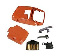 JUNPIY Varilla de estrangulación la cubierta del filtro aire for Husqvarna, 362 365 371 Tapa protectora del filtro de aire