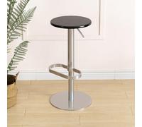 Junpllvic Tabouret de Bar pivotant Moderne à Hauteur de comptoir, tabourets de Bar Avec assise et Repose-Pieds en Bois pour îlot de Cuisine, Pub, café, Salle de Bain, 50 à 75 cm