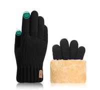 JUNRUI Guantes Térmicos Invierno con Pantalla Táctil Mejorada Forro Polar Cálido para Clima Frío para Hombre Mujer