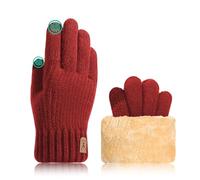 JUNRUI Guantes Térmicos Invierno con Pantalla Táctil Mejorada Forro Polar Cálido para Clima Frío para Hombre Mujer