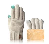 JUNRUI Guantes Térmicos Invierno con Pantalla Táctil Mejorada Forro Polar Cálido para Clima Frío para Hombre Mujer