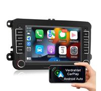 Junsun Carplay 2+64G 7 pulgadas Wifi Autoradio GPS Navi BT para Golf Passat Seat Jetta SWC DAB Bluetooth 4 núcleos SWC nuevo