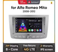 Junsun inalámbrico CarPlay Android Auto Radio de coche para Alfa Romeo Mito 2008 2009 2011 2012-2016 GPS sistemas inteligentes Multimedia V1 Pro C (2GB 32GB) CAM