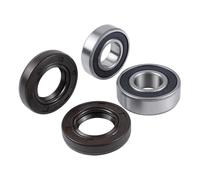 Junta Aceite Moto Kit Sello Aceite Cojinete Cubo Rueda Delantera Y Trasera Motocicleta Para Yamaha YZ85 2002-2018 YZ65 YZ80 93306-20120-00 93106-20031-00(Trasero)