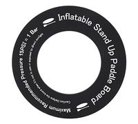 Junta adaptadora de válvula de gas Arandela duradera antideslizante de PVC para tabla de surf inflable Bote de goma Kayak Negro 11 cm 4,3 pulgadas Diámetro exterior 6,2 cm 2,4