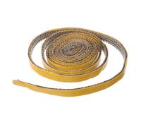 Junta Autoadhesiva de Fibra de Vidrio para Horno y Chimenea 3x10mm | Cinta Refractaria, Sellado Resistente a Altas Temperaturas, Longitud 4m, para Puertas de Horno y Hogar