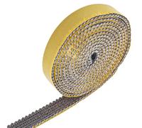 Junta Cristal Chimenea,junta puerta chimenea,Junta Refractaria Chimenea,Tira de Sellado Resistente al Calor,Autoadhesivo,para Chimeneas,Puerta Chimeneas,Tubo de Humo (3mm x 10mm x 2m)
