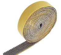 Junta Cristal Chimenea,junta puerta chimenea,Junta Refractaria Chimenea,Tira de Sellado Resistente al Calor,Autoadhesivo,para Chimeneas,Puerta Chimeneas,Tubo de Humo (2mm x 15mm x 2m)