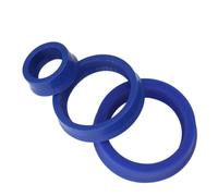 Junta de aceite de PU, Paquete de tamaños variados, sello aceite PU, junta anillo UY for cigüeñal motor cilindro hidráulico(7Pcs 50x58x10)