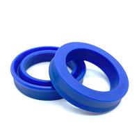 Junta de aceite de PU, Sellos hidráulicos de poliuretano UY UN UHS UNS Azul Tamaños múltiples Paquete 5(UHS 32x42x6 (5Pcs))