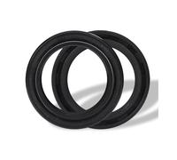 Junta de aceite y cubierta del amortiguador de horquilla delantera CVK 35 * 48 * 11 for motocicleta, compatible con CB750, NC250, CBR250, MC14, MC17, VTZ, JADE y VTZ250(Oil seal black)