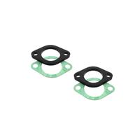 Junta de aislador de espaciadores del colector de admisión de 28 mm compatible con bicicletas de boxes Bicicletas de tierra Mopeds Modelos de motor Goten 28 mm(2 Sets)