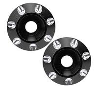 Junta de ala trasera Aleación de aluminio CNC CNC Accesorio de protección de cola mecanizada para 1/10 1/8 Offroad Racing Car 2pcs Black Red Purple Blue verde púrpura (Negro)