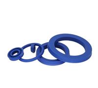 Junta de anillo de labio U/Y de vástago de pistón de poliuretano de diámetro interior de 80/82/85/87/88/90/92/95/98/100/105/106/110/112/115/118 mm, sello de aceite hidráulico(3Pieces UN90x102x9)