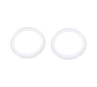 Junta de anillo de silicona de repuesto para fregadero de bañera, junta de arandela emergente, 44,7 x 33,8 mm, paquete de 2