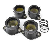 Junta De Arranque Adaptador De Interfaz Carburador 4piezas Para Colector Admisión Para Para ZR750 Para Zephyr 1991-1999 2001-2006 Repuesto Colector Admisión Carburador