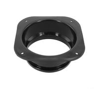 Junta de brida cuadrada a redonda para sistemas de ventilación hecha de plástico PP, adecuada para instalaciones de conductos interiores montadas en la pared (125 mm)