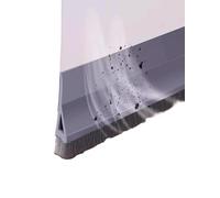 Junta de burlete para la parte inferior de puertas Tapón de tiro inferior de puerta, sello de cepillo, aislamiento, reducción de ruido, Multicolor, 1/2/3/5 Uds.(Grijs,One Size)