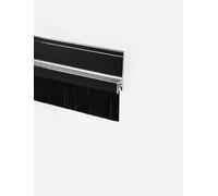 Junta de burlete para la parte inferior de puertas Tira de sellado inferior de puerta, 100 cm, multicolor, varios tamaños(Schwarz,4cm)