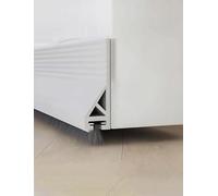 Junta de burlete para la parte inferior de puertas Tira de tiro for puerta y ventana de 100 cm for espacios de 0 a 12 mm, multicolor, 1 a 5 unidades(Milk,One Size)