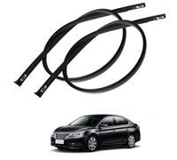 Junta de Canalón Techo para Nissan Sunny 2010-2016 | EPDM Caucho Reduce el Ruido del Viento Instalación a Presión Tira para Canalón Repuesto Accesorios