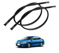 Junta de Canalón Techo para Nissan Sylphy 2012-2019 | EPDM Caucho Reduce el Ruido del Viento Instalación a Presión Tira para Canalón Repuesto Accesorios