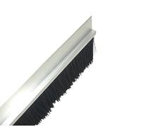 Junta de Cepillo de 100 cm de Perfil de Aluminio en H Negro
