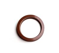 Junta de cilindro hidráulico de PU Tamaños múltiples en forma de U de Brown de la taza del sello de aceite hidráulico del vástago del pistón del eje radial de FKM(15x22x6(2pcs))