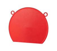 Junta de corte de silicona - antideslizante D-Shaped Tray | Kids Food Prep Chopping Board | 35 x 29 cm para Vegetable Meat Chicken Indoor Outdoor Home Apartment Dorm Restaurant Travel Picnic