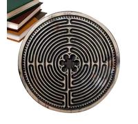 Junta de de Laberinto - Labyrinth de Madera Resistente, Juguete para el de los Dedos | Teaser de Cerebro Reutilizable para el Enfoque de la meditación, Juego de la Mente educativa