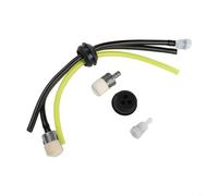 Junta de depósito con 3 mangueras y filtro para cortador de cepillo Echo, 18/20 mm, juego de juntas para manguera de aspiración, retorno y ventilación, pieza de repuesto para herramientas de jardín