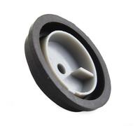 Junta de diafragma de válvula de llenado de entrada de repuesto compatible con la mayoría de los modelos de 28 mm de diámetro exterior, 15 mm de profundidad, negro (1 unidad)